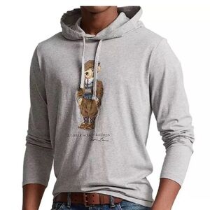 POLO Ralph Lauren Big & Tall Polo Bear Jersey Hooded T-Shirt Size 3X